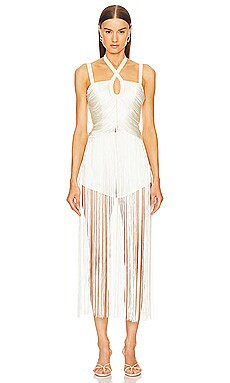 Michael Costello x REVOLVE Angelica Maxi Top in Ivory from Revolve.com | Revolve Clothing (Global)