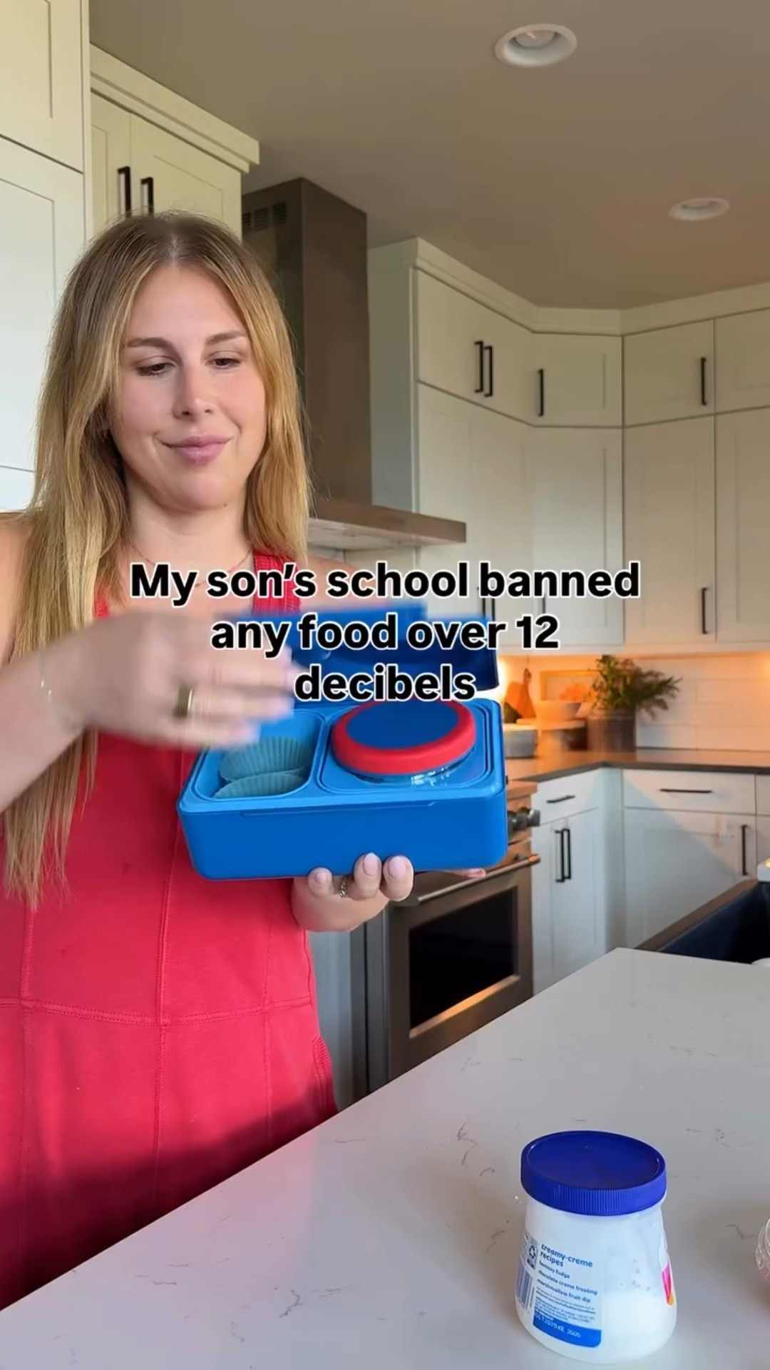 Hold on while I try and go find all the quiet food in the grocery store. #satire #elementaryschool #schoollunch