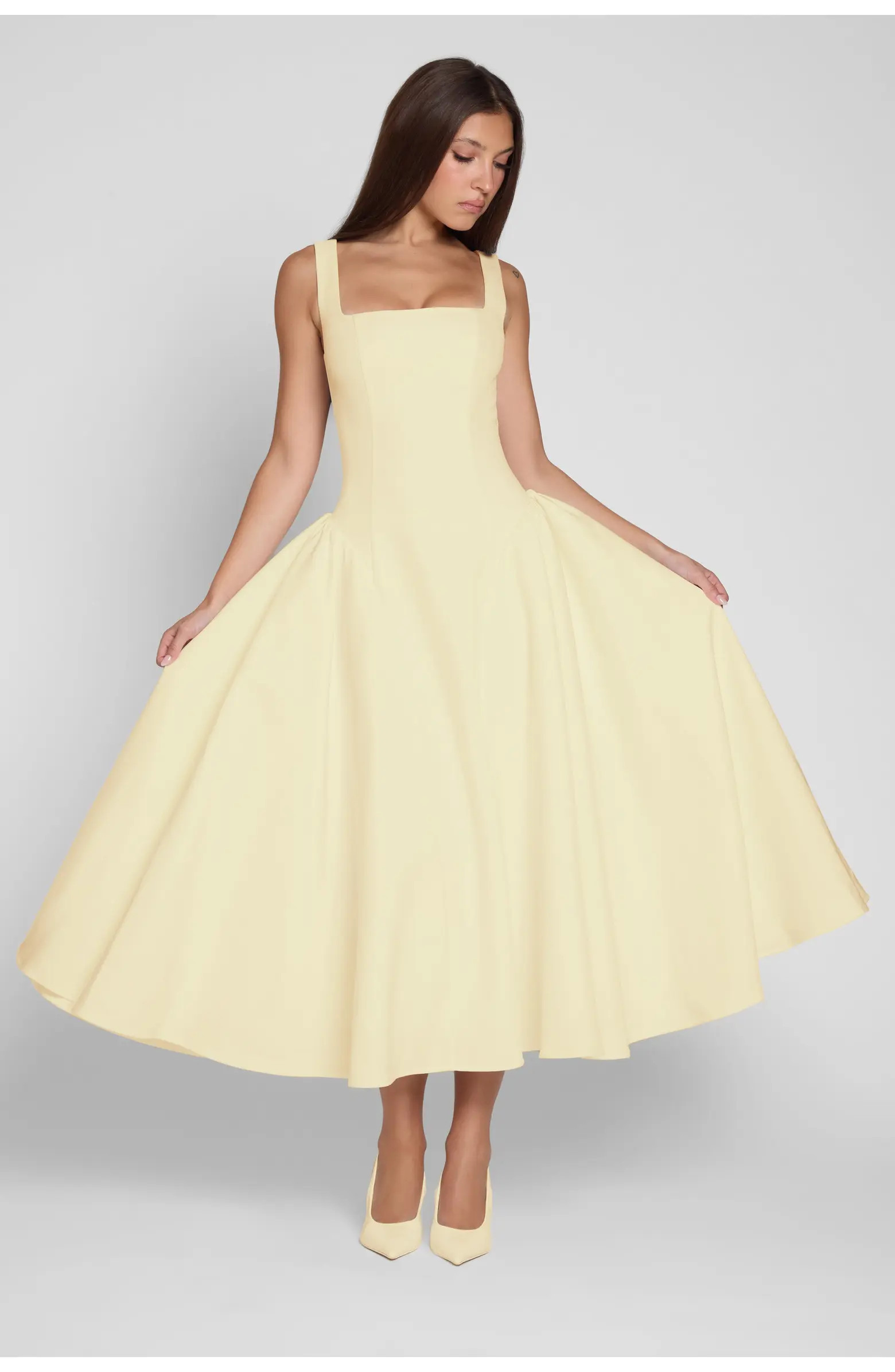 Chloe Corset Midi Dress | Nordstrom