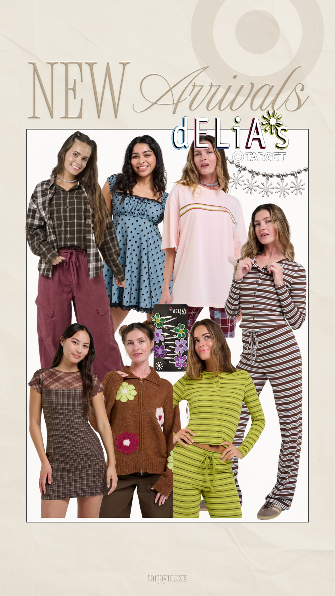 The Delia’s at Target collection is giving all the nostalgic early-2000s energy. Stripes, plaid, playful prints, matching sets, and fun accessories make this one of the cutest drops I’ve seen lately. Definitely worth checking out if you love a little Y2K moment. 

 #LTKgrwm #LTKootd #LTKSeasonal
