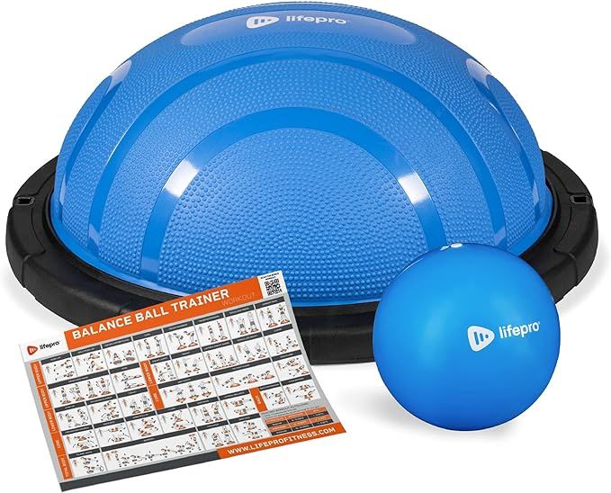 LifePro Half Exercise Ball Trainer - Balance Ball for Exercise - Balance Ball Trainer - Stability... | Amazon (US)