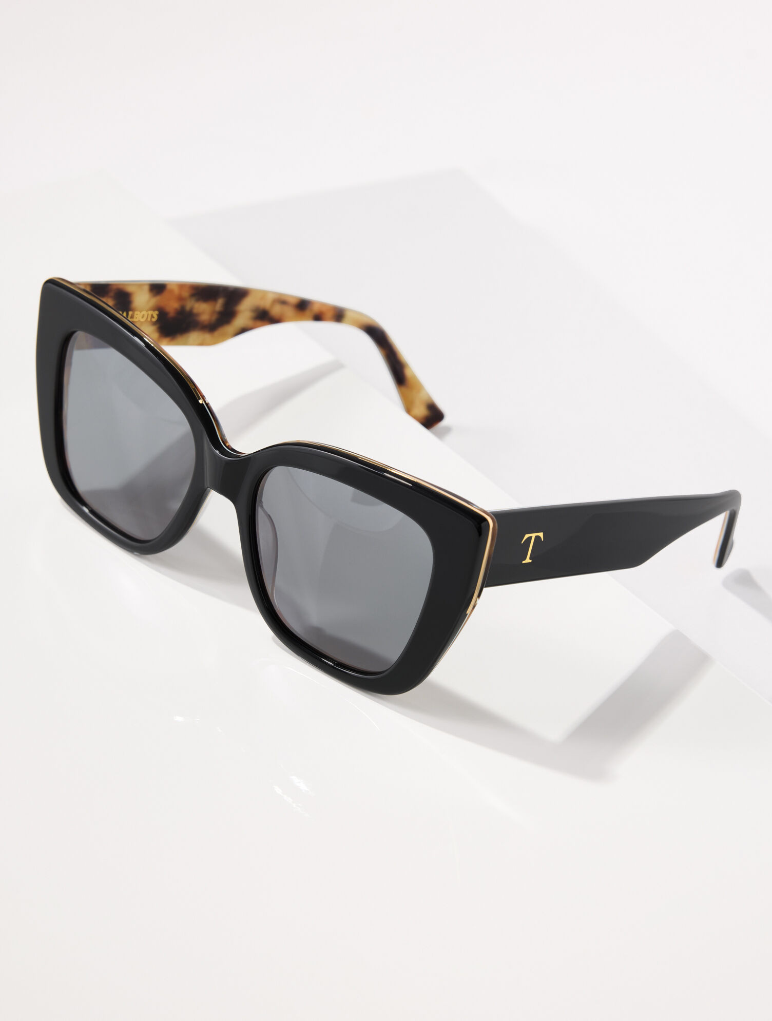 Tanya Colorblock Leopard Sunglasses | Talbots