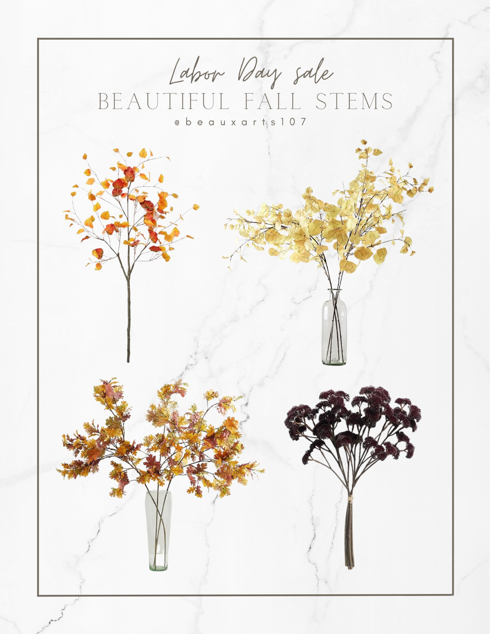 Gorgeous fall stems on sale at PB! 

#LTKhome #LTKsalealert #LTKFind