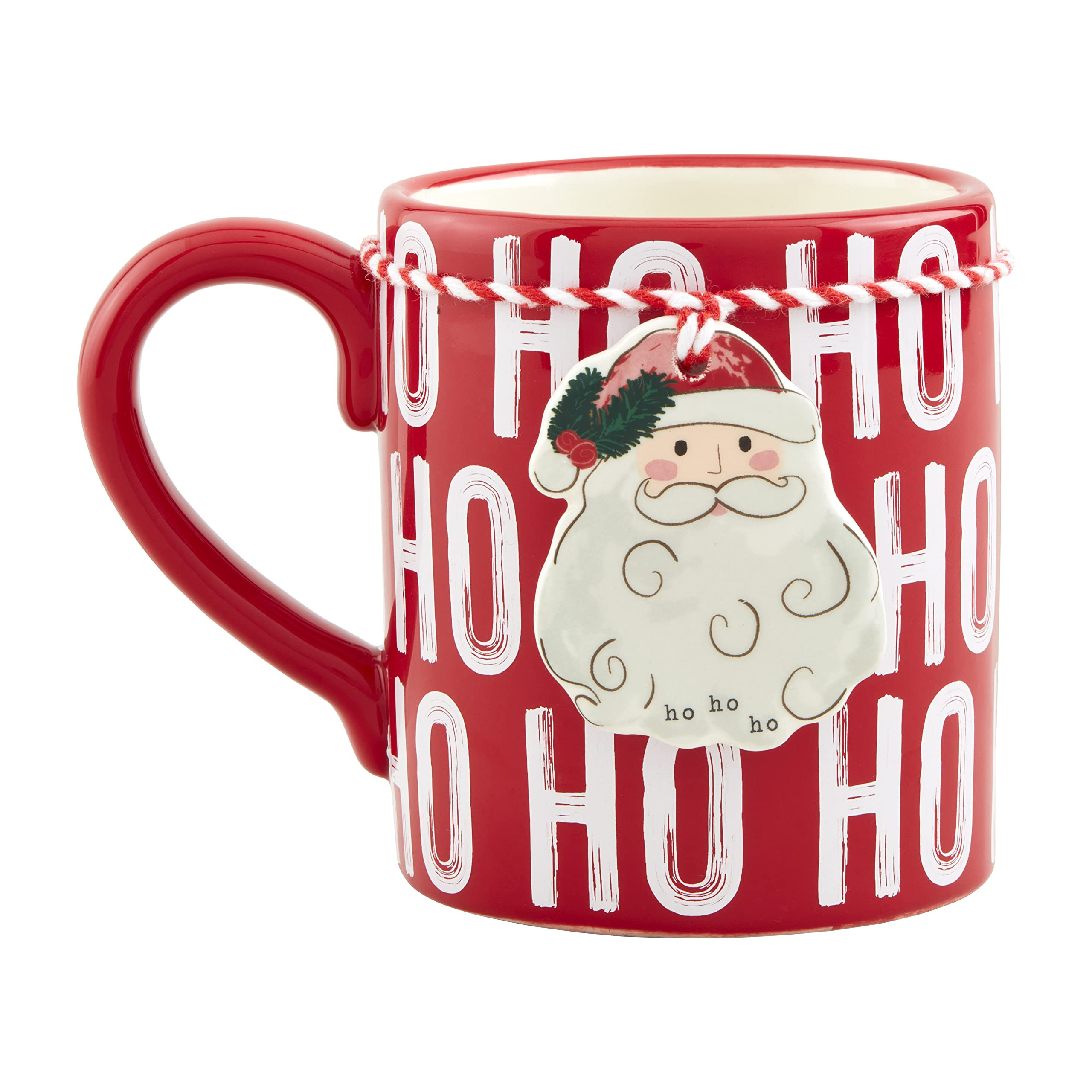 Mud Pie Christmas Mug and Ornament Set, Santa, 15 oz | Amazon (US)