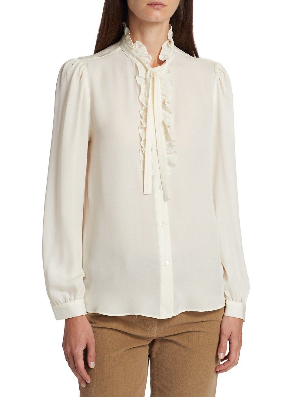 Miera Ruffle-Embellished Blouse | Saks Fifth Avenue