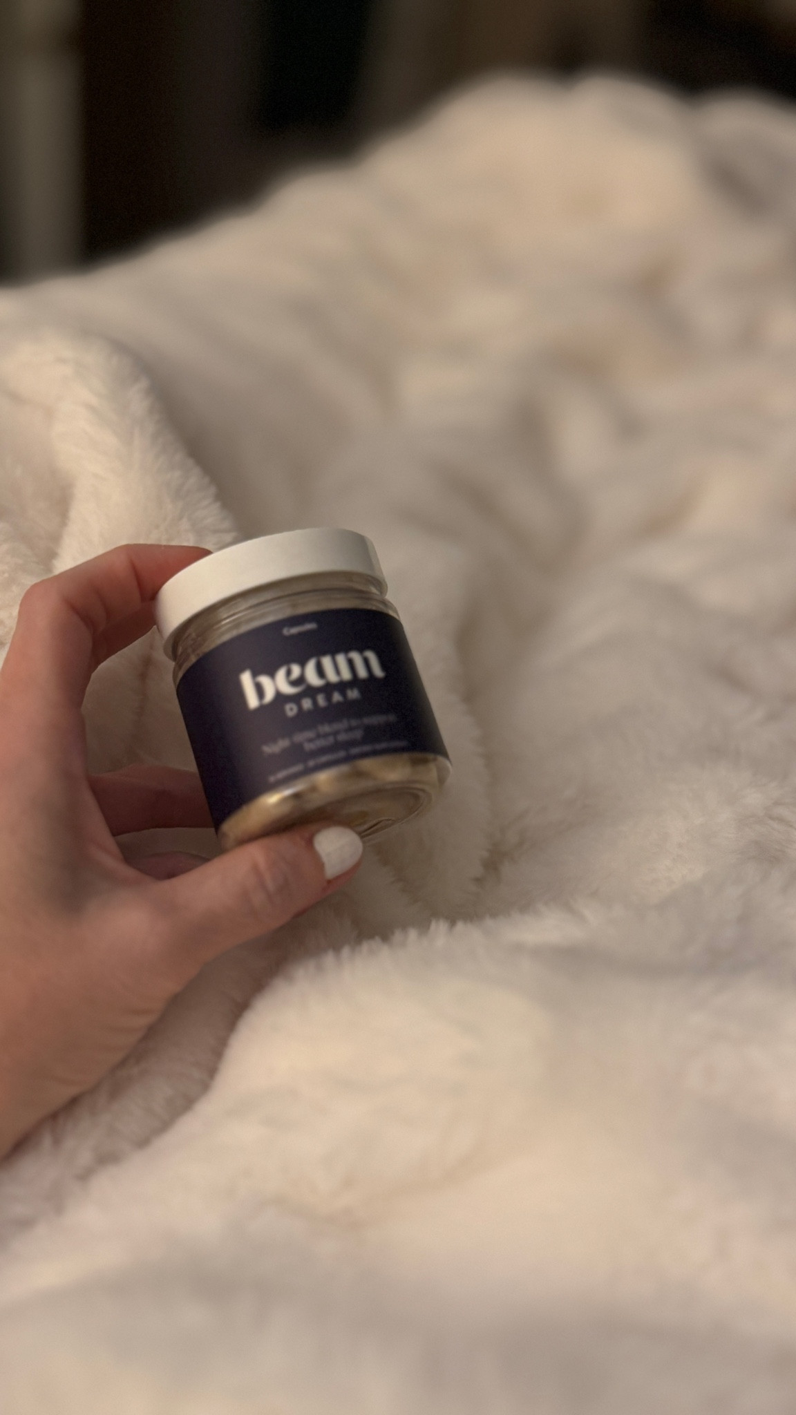 With hot flashes, a kiddo graduating and the stress of the world in chaos- these beam DREAM capsules have been a blessing for logging SOUND sleep! 

Use code Nickibthomas to STACK savings when tapping link. 

Blanket is Minky Couture- save 50% with code NickiB

#LTKselfcare #LTKmomlife #LTKOver40