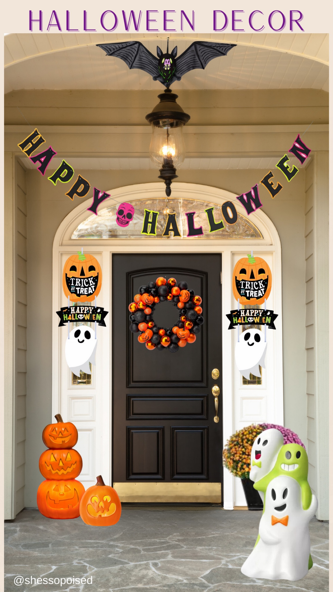 Halloween decorations for your front porch  

#LTKFamily #LTKSeasonal #LTKHalloween