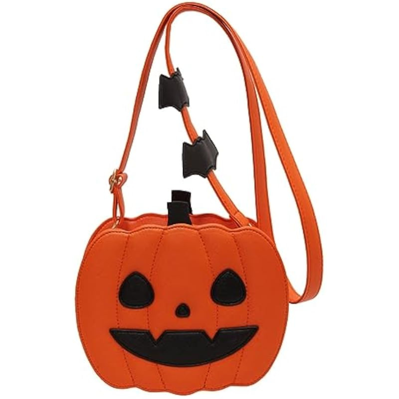 Pumpkin Crossbody Bag Purse Novelty Halloween Devil Shoulder Bag for Women Funny Bat Wing Crossbody  | Amazon (US)