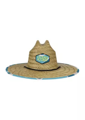 Ocean + Coast Men's Lifeguard Straw Hat | Belk