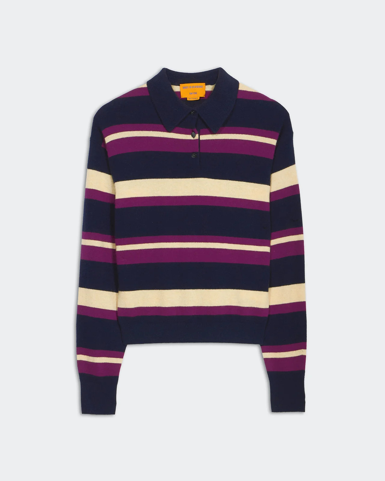 Collegiate Stripe Polo - Midnight Combo | Guest In Residence