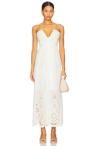 Scarlett Poppies Zephyr Maxi Dress in Vanilla from Revolve.com | Revolve Clothing (Global)