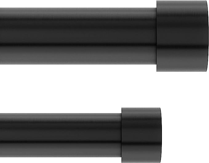Umbra Cappa 1-Inch Double Curtain Rod, Includes 2 Matching Finials, Brackets & Hardware, 66 to 12... | Amazon (US)