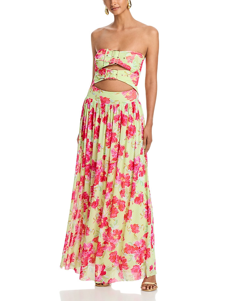 Afrm Khalid Double Buckle Maxi Dress | Bloomingdale's (US)