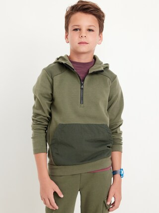 Dynamic Fleece Half-Zip Hoodie for Boys | Old Navy (US)