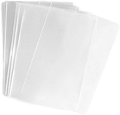FgfAk 200 Pcs 5x7 Inches Clear Flat Cello/Cellophane Treat Bags Good for Pastry,Bakery,Cookie,Can... | Amazon (US)