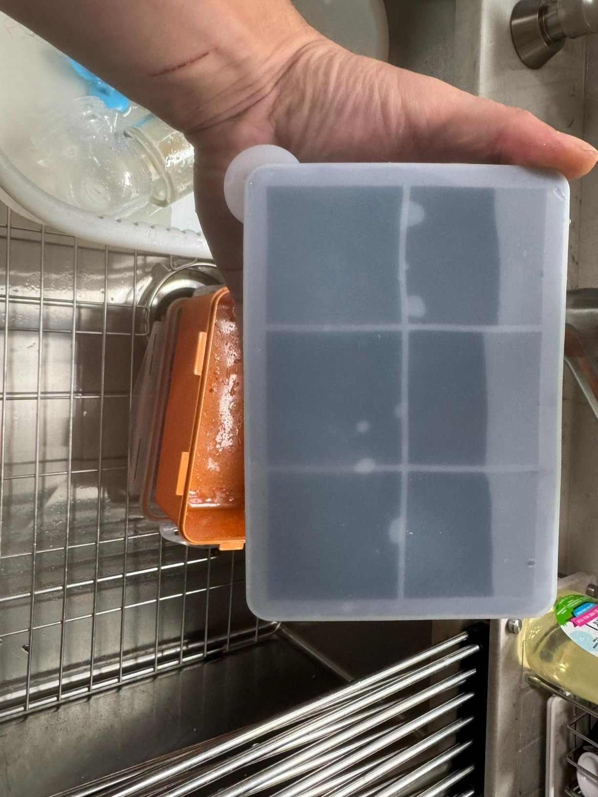 Large Ice Cube Molds, 2Pcs Big Square Ice Cube Mold for Whiskey/Bourbon/Cocktail, Easy-Release Si... | Amazon (US)