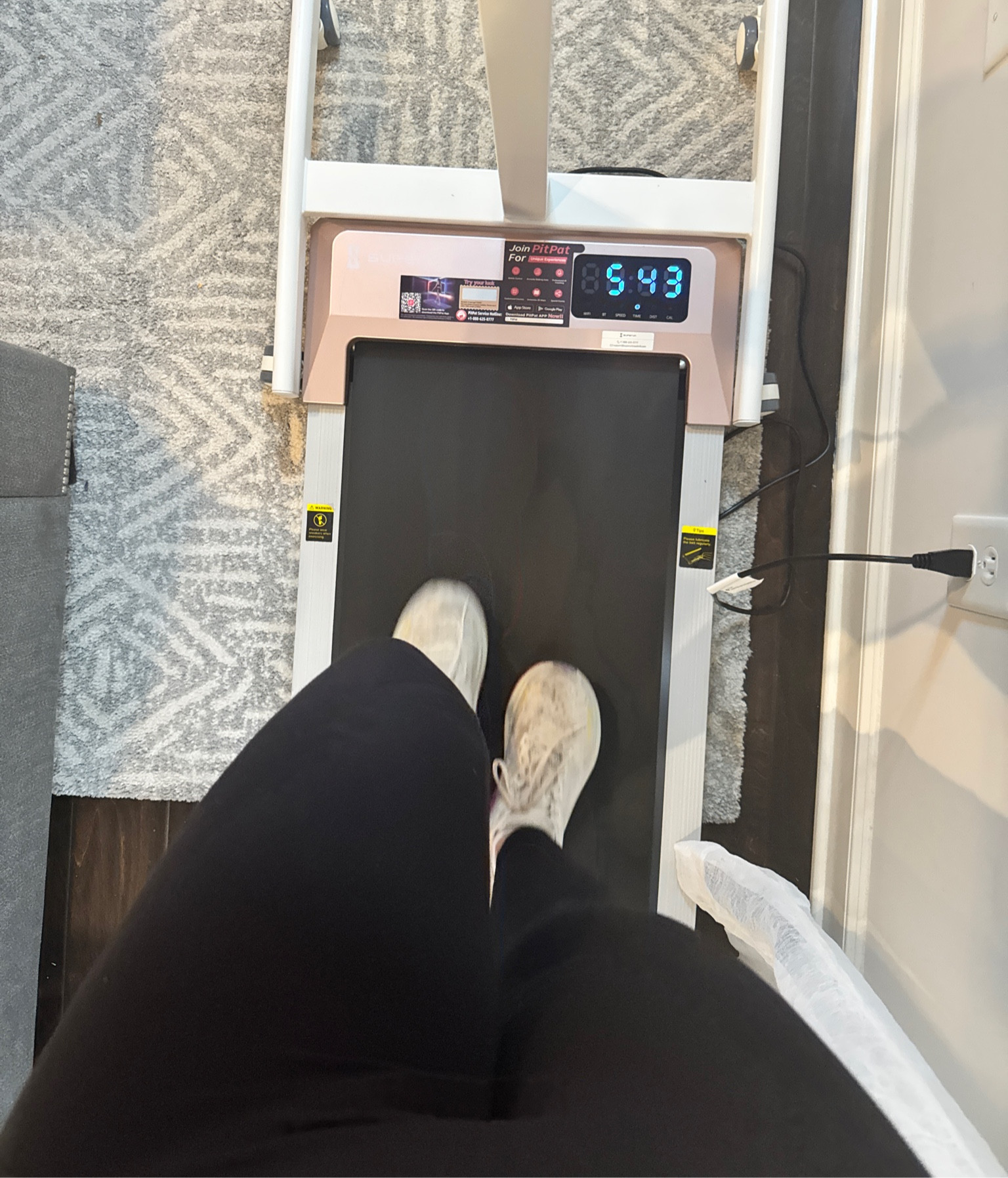 This walking pad is going to be a game changer to get steps in during the winter. The table fits perfectly for working while I walk as well.

#LTKWedding #LTKFitness #LTKActive