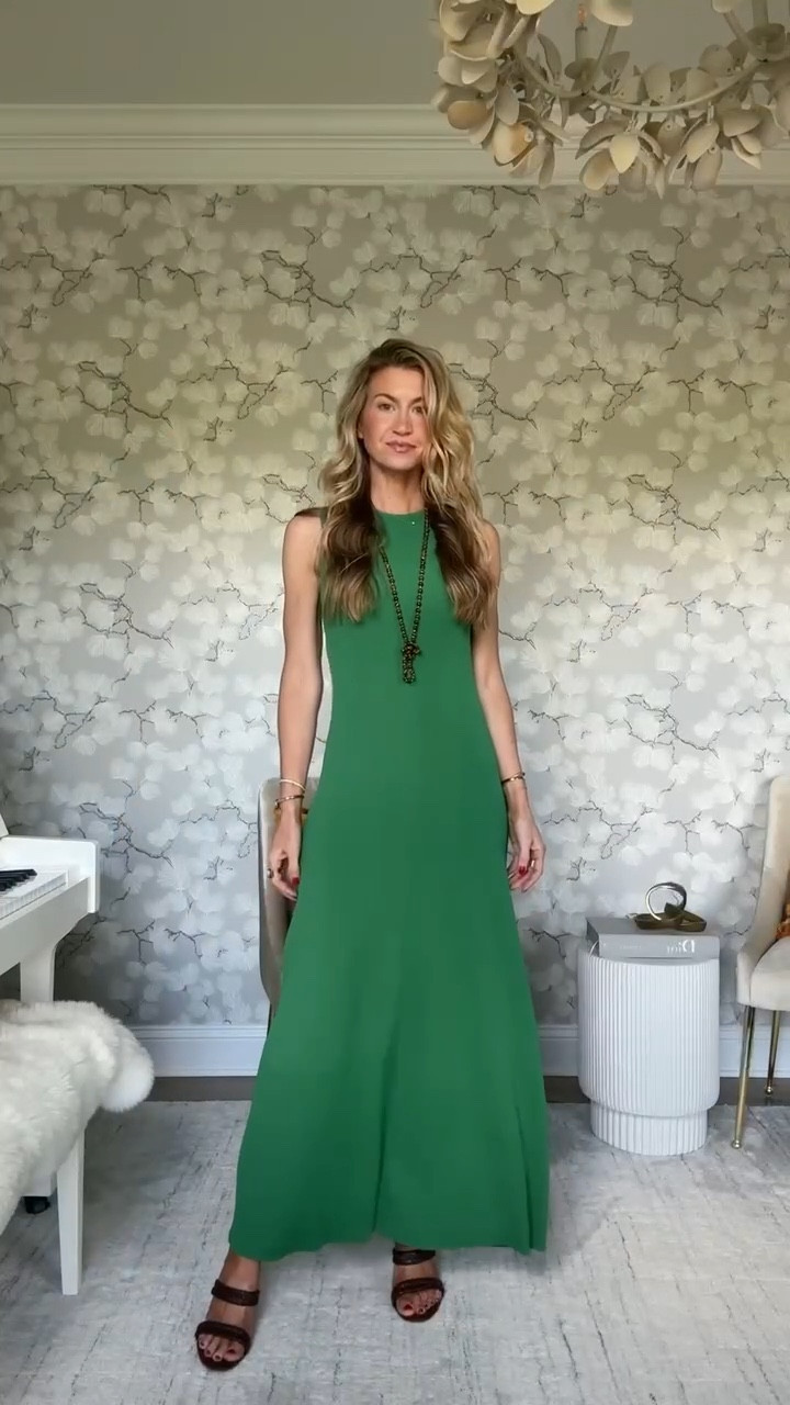 Perfect green dress for graduation! 
Runs TTS, wearing size small. 

#LTKootd #LTKgrwm #LTKSeasonal