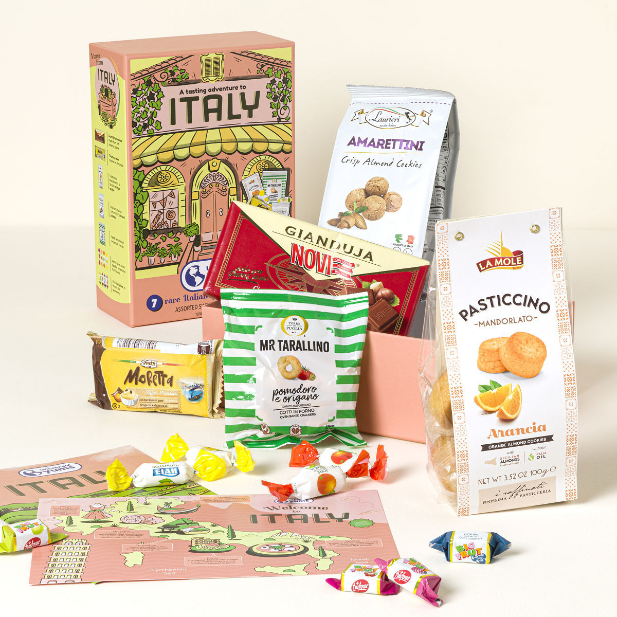 Taste of Italy Adventure Snack Box | UncommonGoods