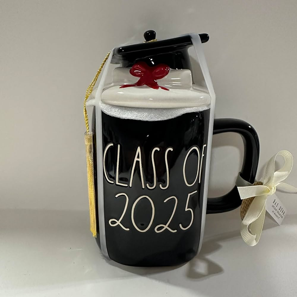 Rae -CLASS OF 2025 Coffee Mug, Allside Black with Lid *SCHOOL - GRADUATION MUG*- Dunn By Magenta | Amazon (US)