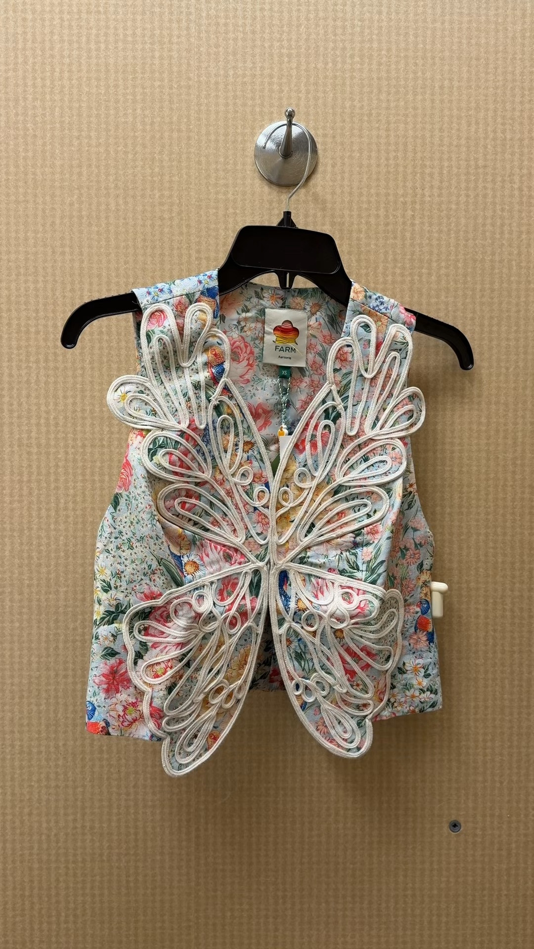 Such a fun summer statement piece! 🦋 The Farm Rio Rendeira 3D Linen Vest features beautiful swirling embroidery and vibrant colors that give it an almost butterfly-inspired look. 😍 Made from breathable linen, it’s perfect for a tropical vacation outfit or adding a bold pop to your summer wardrobe. 🩵 Linked this vest and more new Farm Rio finds! 🌴 #FarmRio #SummerFashion #SummerStyle

#LTKootd #LTKPetite #LTKSeasonal