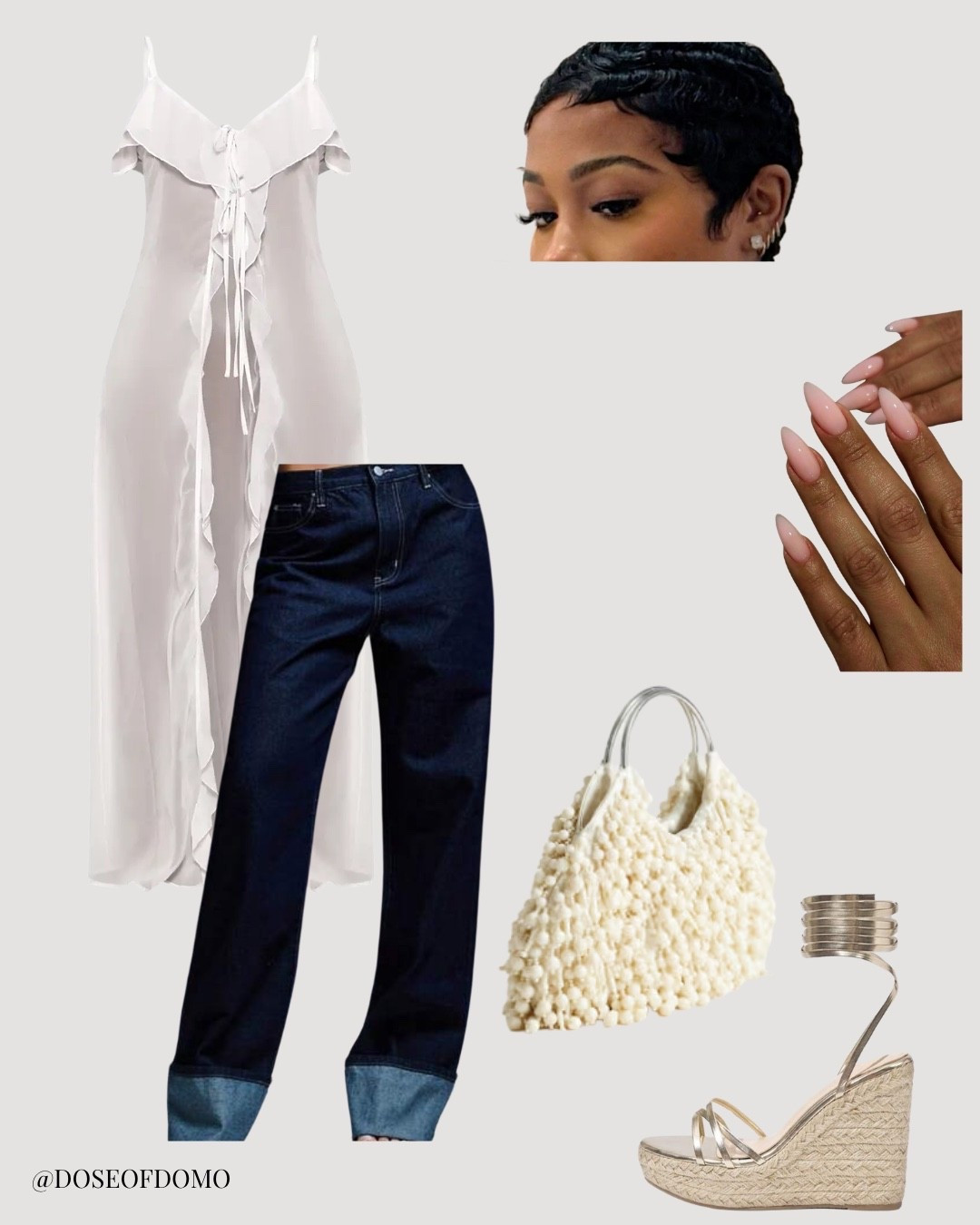 Cuffed denim styled 3 ways ✨ From sporty street style to elevated soft glam looks, this edit proves one great pair of jeans can do everything. #EverydayStyle #DenimStyle #WhatToWear #CasualChic #StreetStyle