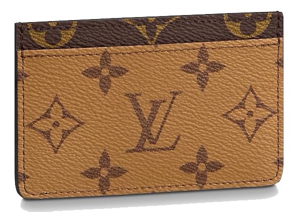 Louis Vuitton Card Holder Reverse Monogram Canvas Brown | StockX