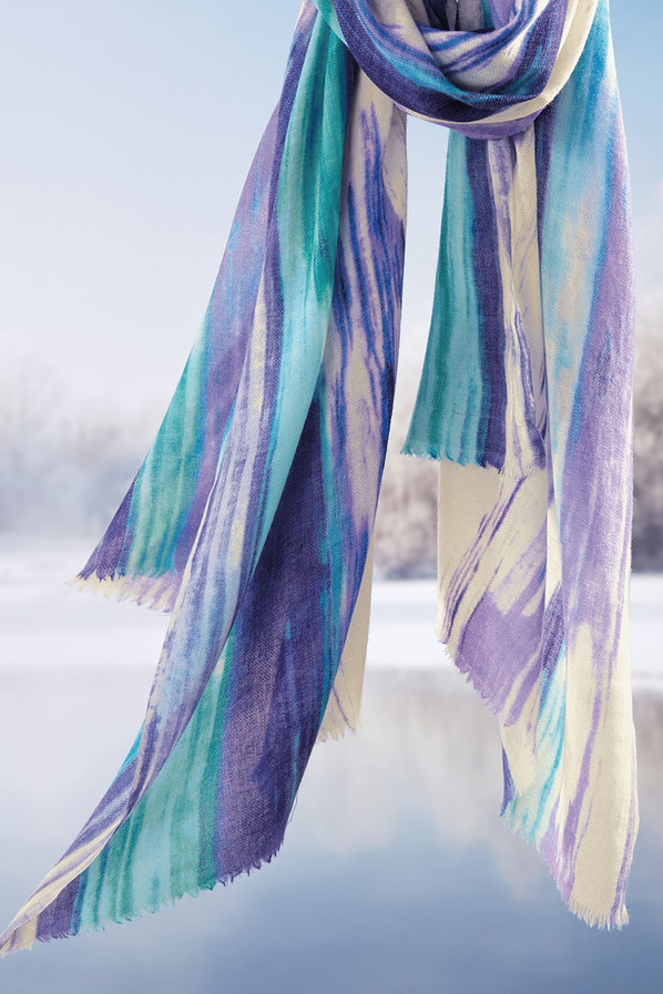 Winter Watercolor Scarf | Coldwater Creek