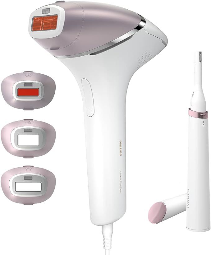 Philips Lumea Prestige IPL Hair Removal Device with 4 Intelligent Attachments for Body, Face, Bik... | Amazon (UK)