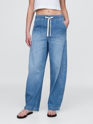 High Rise Easy Barrel Jeans | Gap (US)