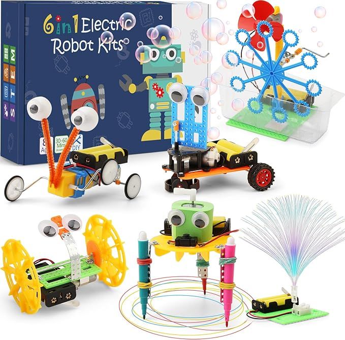 STEM Science Robotics Kit, Experiments Projects Activities for Kids 6-8 8-12, Build Robot Crafts ... | Amazon (US)