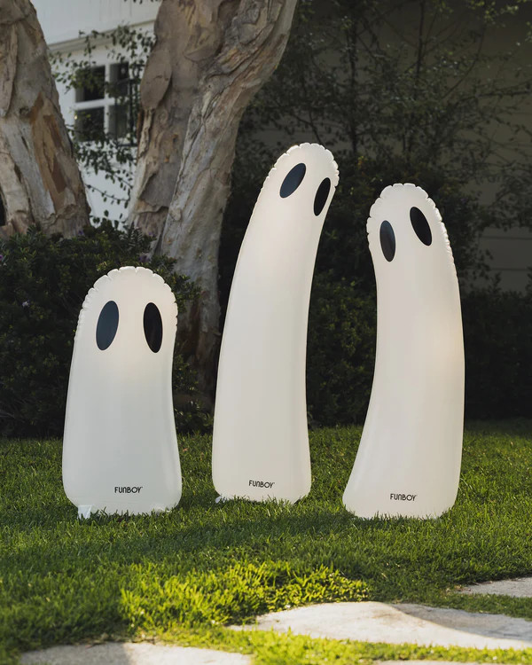 Standing Halloween Ghost Decor
                      Light Up, 3-Pack | FUNBOY