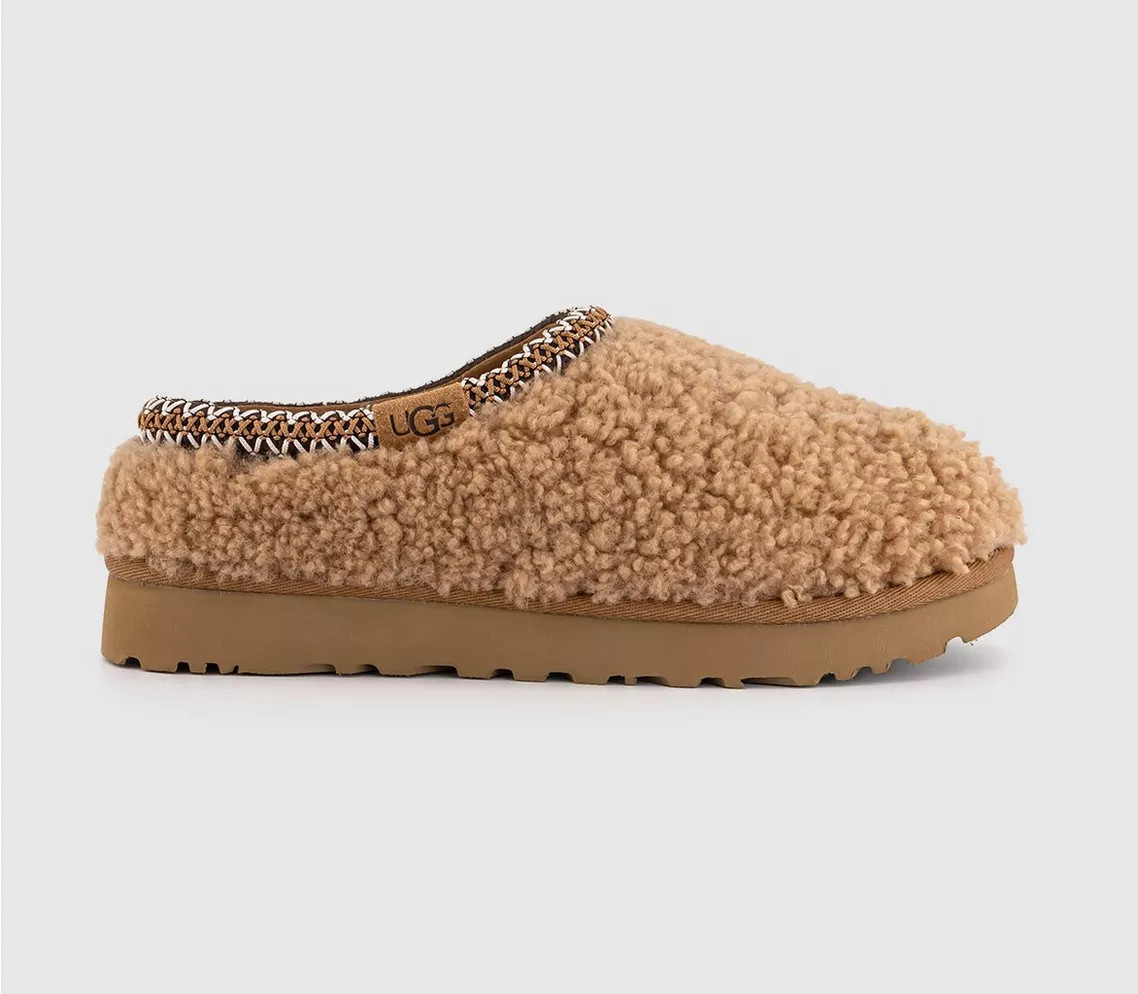 Tasman Maxi Curly Slippers | Office Shoes (UK)