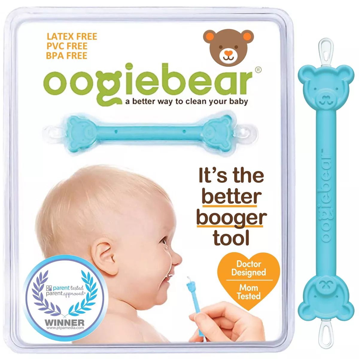 oogiebear Dual Nasal Booger and Ear Wax Remover for Newborns, Infants and Toddlers - Aspirator Al... | Target