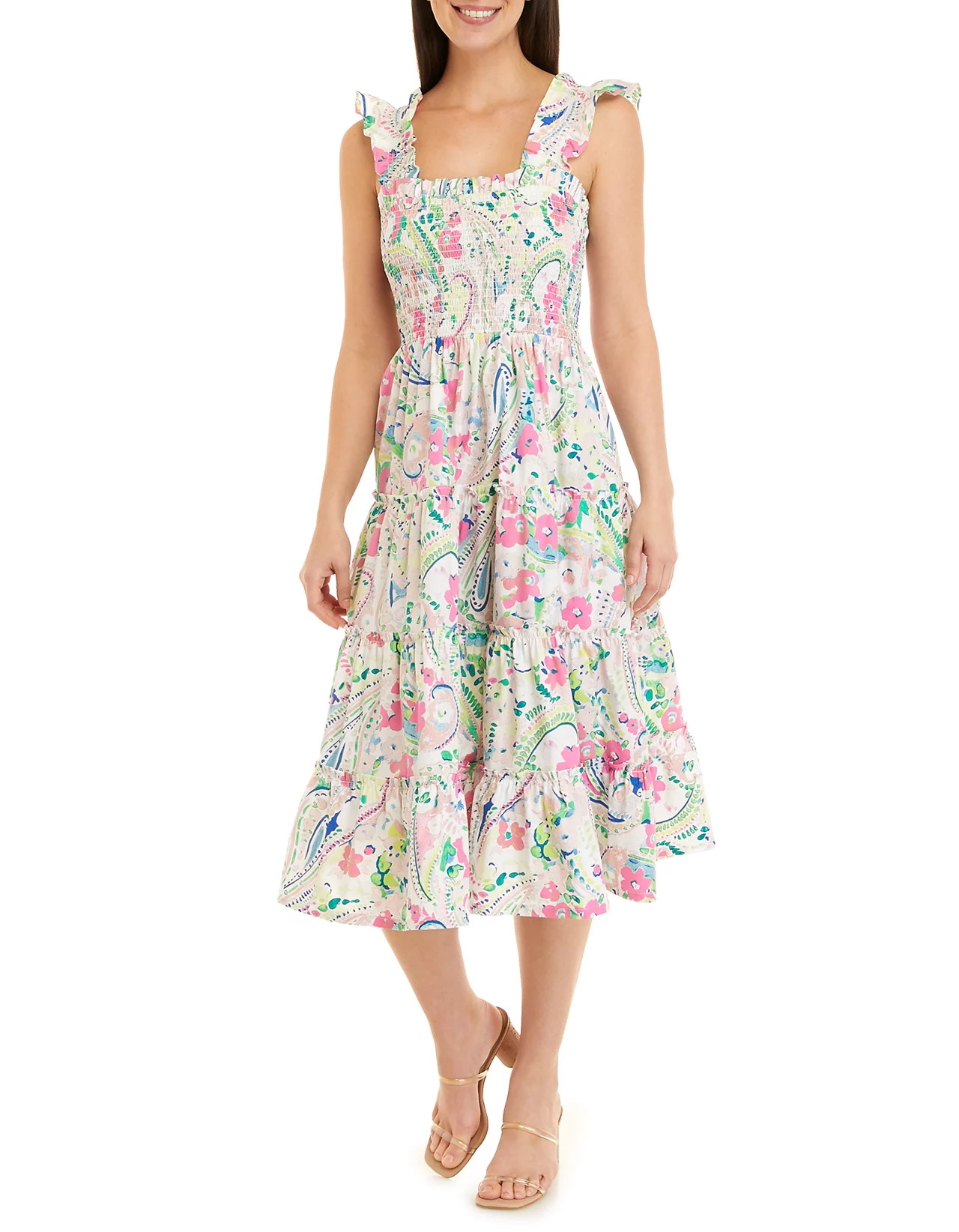 Women's Sleeveless Smocked Dress | Belk