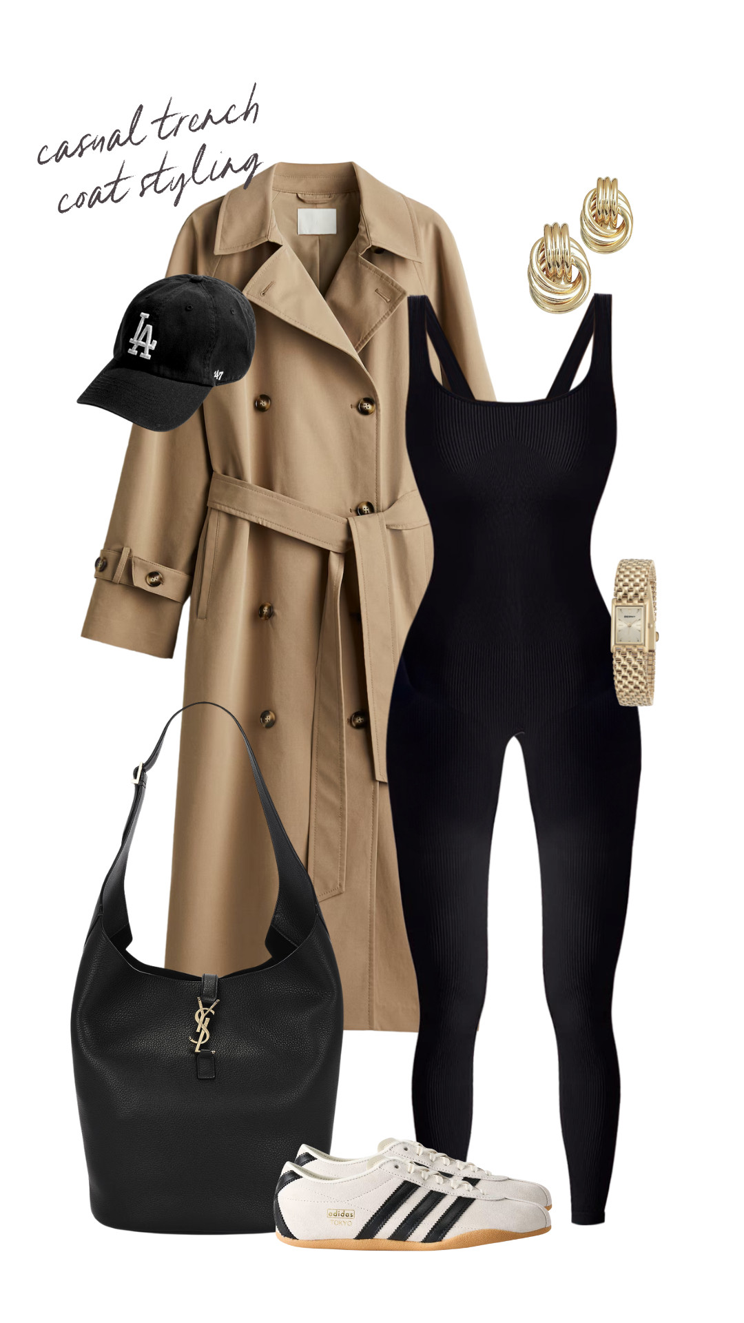 A trench coat instantly elevates any outfit. Here are 5 ways to wear one for a casual yet polished weekend look! 🤍

weekend outfit. casual outfit. spring fashion. spring outfit. spring outfit ideas. outfit ideas. outfit inspo. athleisure. trench coat. spring layers. 

 #LTKspring #LTKstyletip #LTKbag