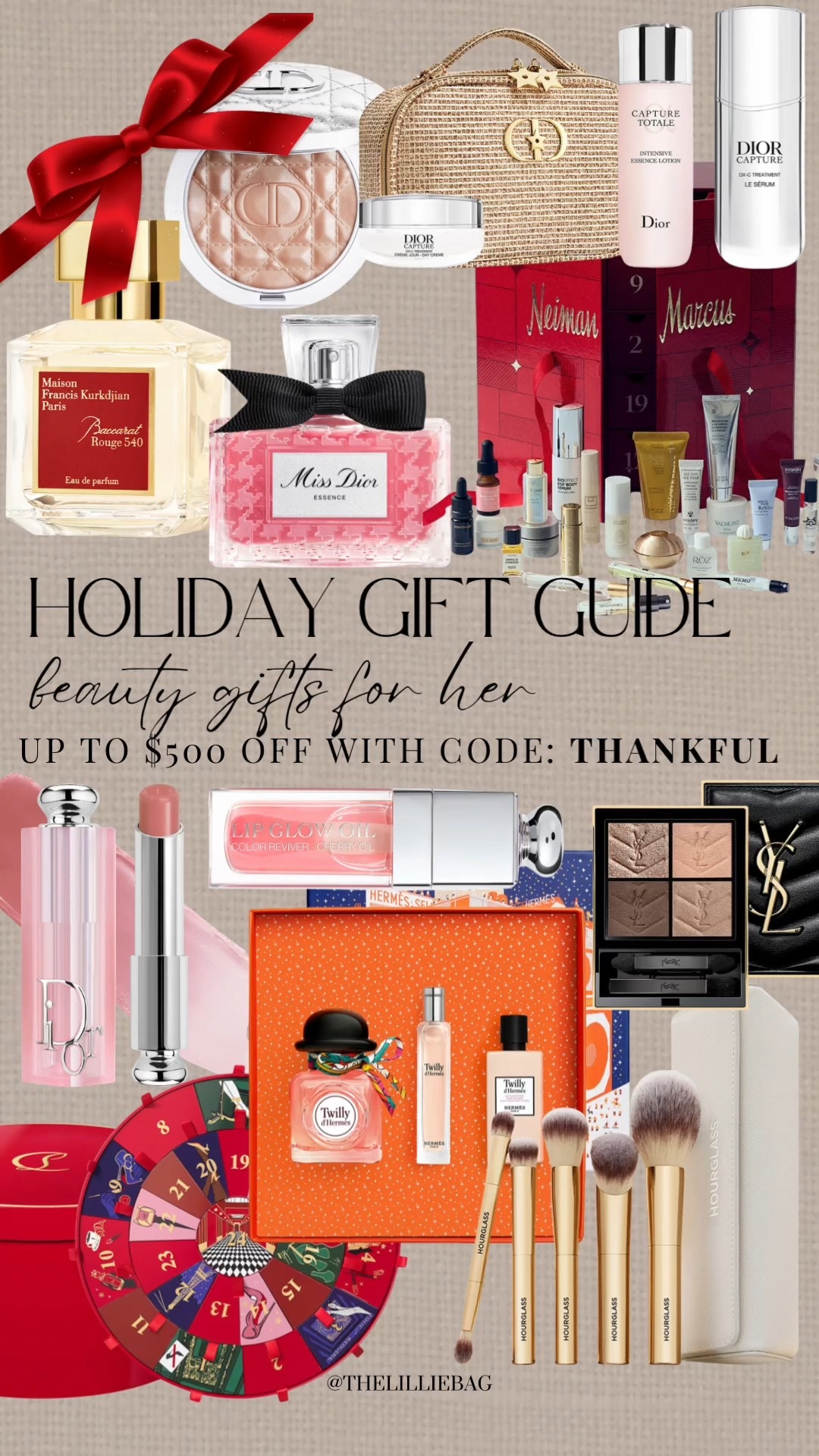 Beauty and fragrance gifts for her and you can SAVE! Take up to $500 off your regular-price purchase using code THANKFUL — including beauty + fragrance!

11/24–11/29 | Code: THANKFUL

Fragrance. Gifts for her. Gift guide. Gift idea. Beauty gifts  

#LTKBeauty #LTKCyberWeek #LTKGiftGuide