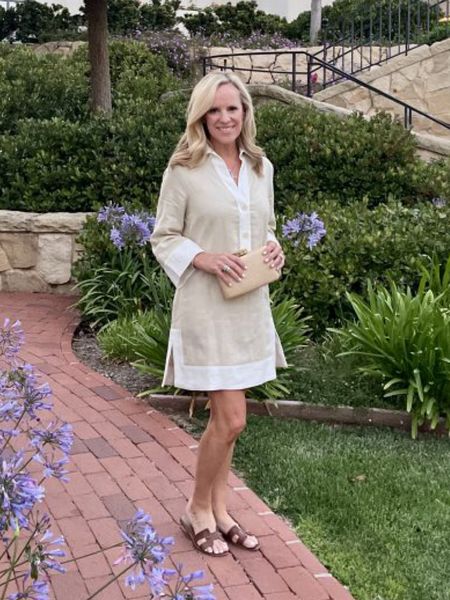 Style tip! This great linen tunic dress from Tuckernuck packs well, and will take you from poolside to cocktails! Perfect for a warm weather, getaway or beach vacation! Fit is generous size down one

#LTKSeasonal #LTKstyletip #LTKFind
