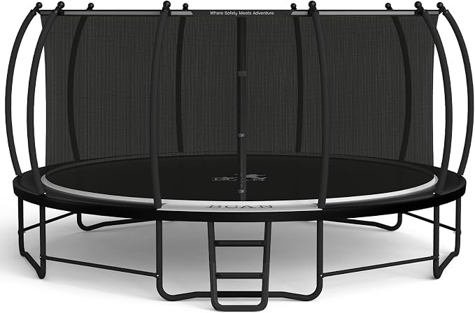 BCAN 8FT 10FT 12FT 14FT 15FT 16FT Recreational Trampoline with Enclosure for Kids Adults, ASTM Ap... | Amazon (US)