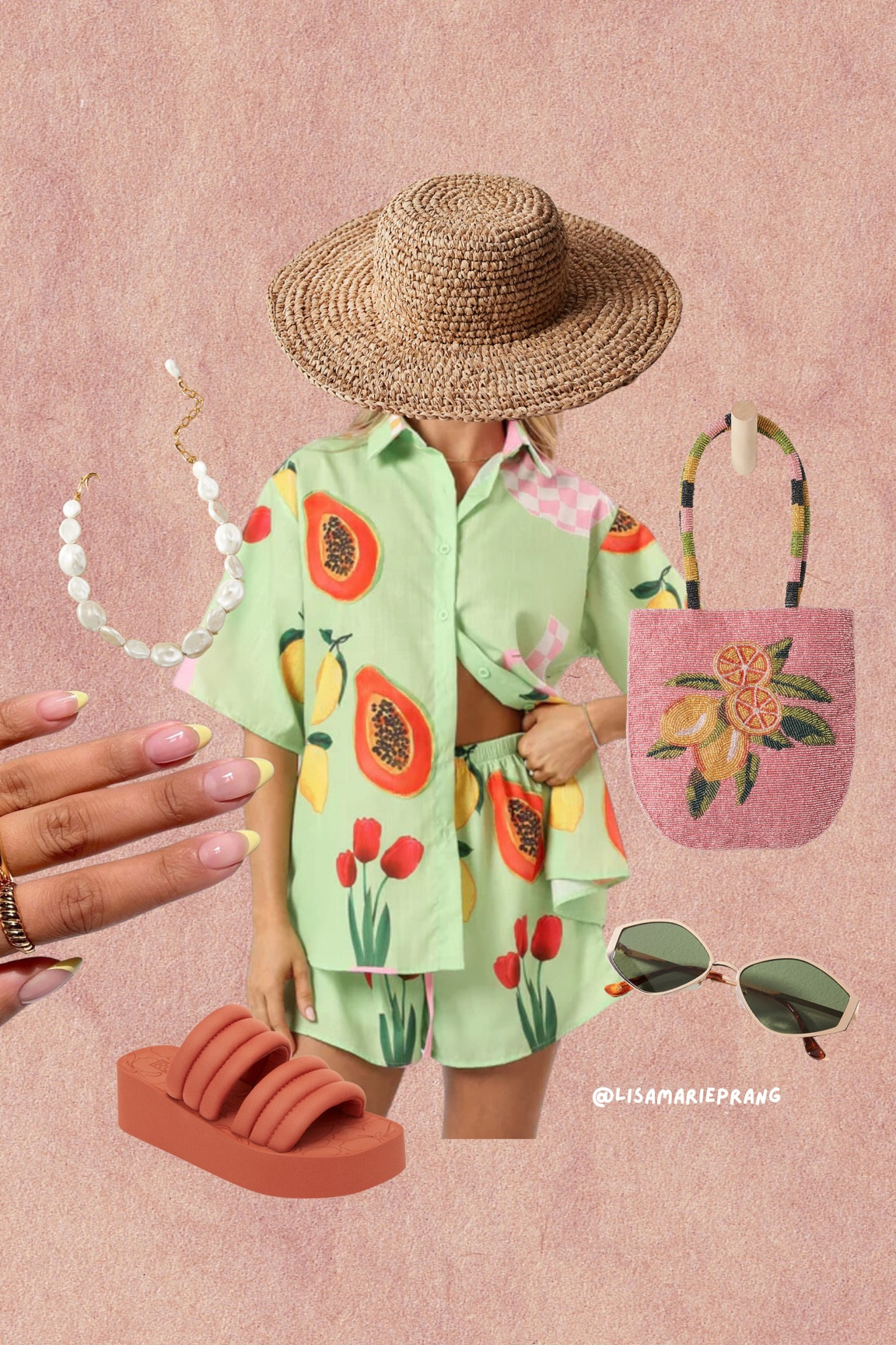 On the go comfy cute ootd. Loving the fruit patterns lately! 

#LTKstyletip #LTKfindsunder100 #LTKtravel