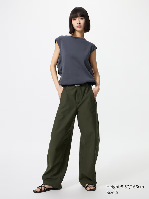 Pantaloni Jersey Gamba Larga | Uniqlo IT