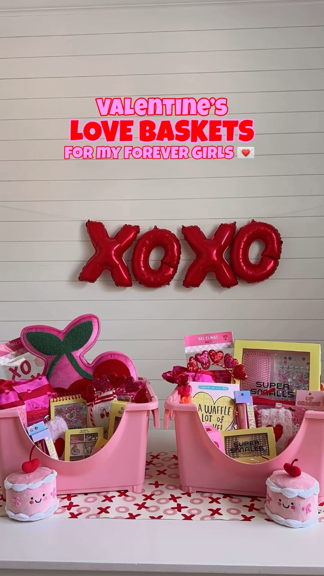 Valentine’s love baskets for my girls 💘

# ad Filled with Valentine finds, creative surprises, and things that encourage us to slow down and spend time together.

@supersmalls  gifted us with so much sparkle!  I already know the bracelet making kit and DIY gem hairbrush will turn into our one of our favorite after school craft days ✨

#SuperSmalls #ValentinesDay #MomLife #LoveBaskets #ValentinesForKids

#LTKValentine #LTKKids