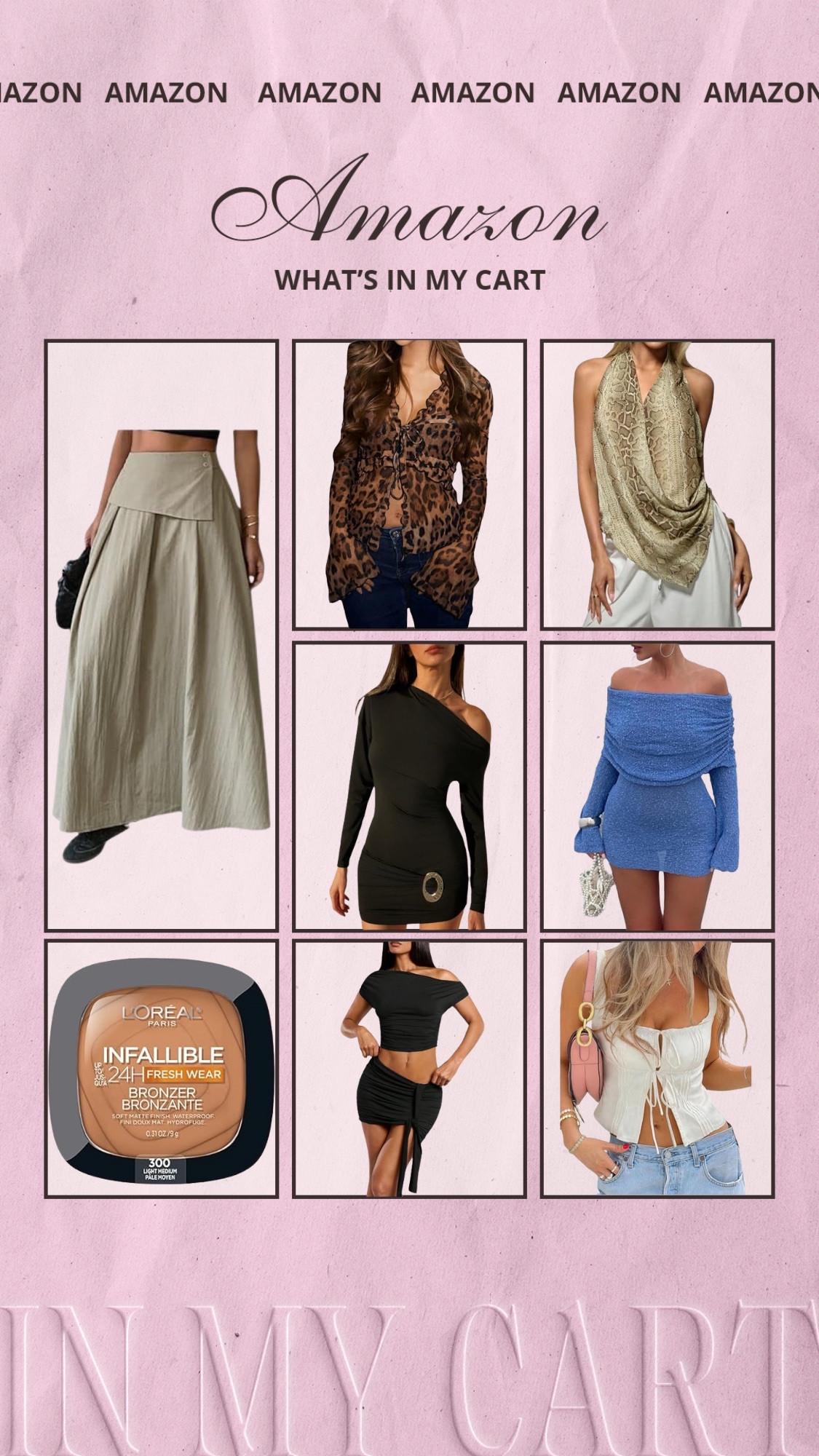 What’s in my cart ✨

#LTKMidsize #LTKBeauty #LTKPetite