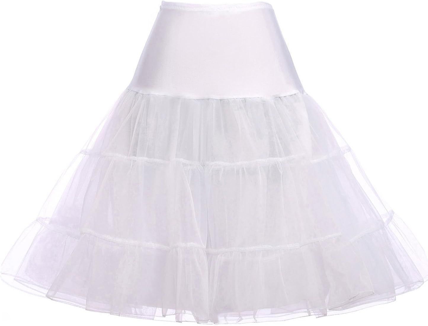 GRACE KARIN Women's 50s Petticoat Skirts Tutu Crinoline Slips Underskirts CL008922 | Amazon (US)