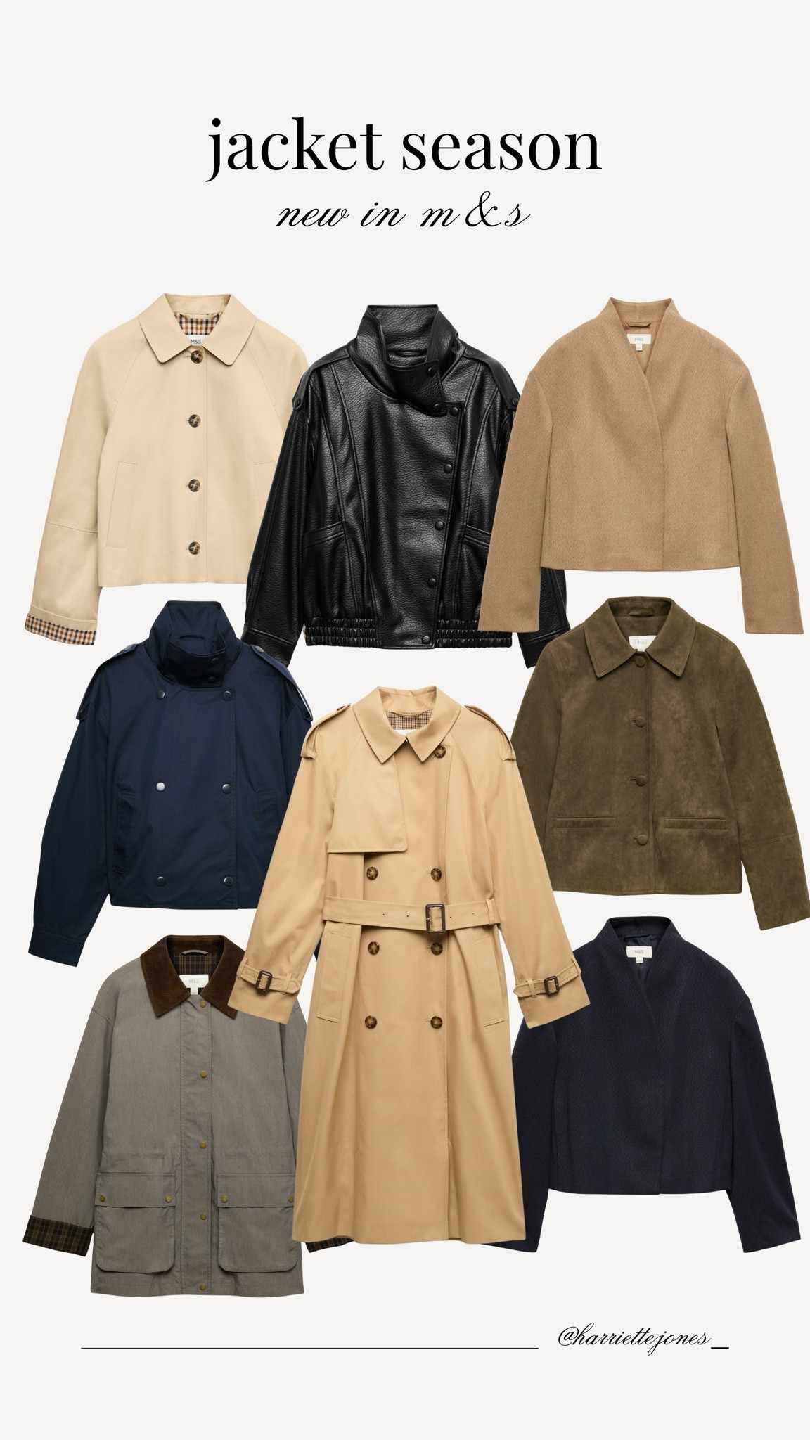New in autumn jackets in M&S 🍂 trench coats, funnel neck jackets, leather jackets, barn jackets

#LTKautumn #LTKstyletip