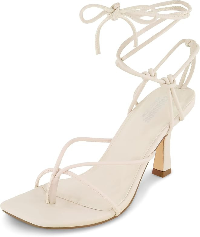 CUSHIONAIRE Women's Belaire dress sandals +Memory Foam, Wide Widths Available | Amazon (US)