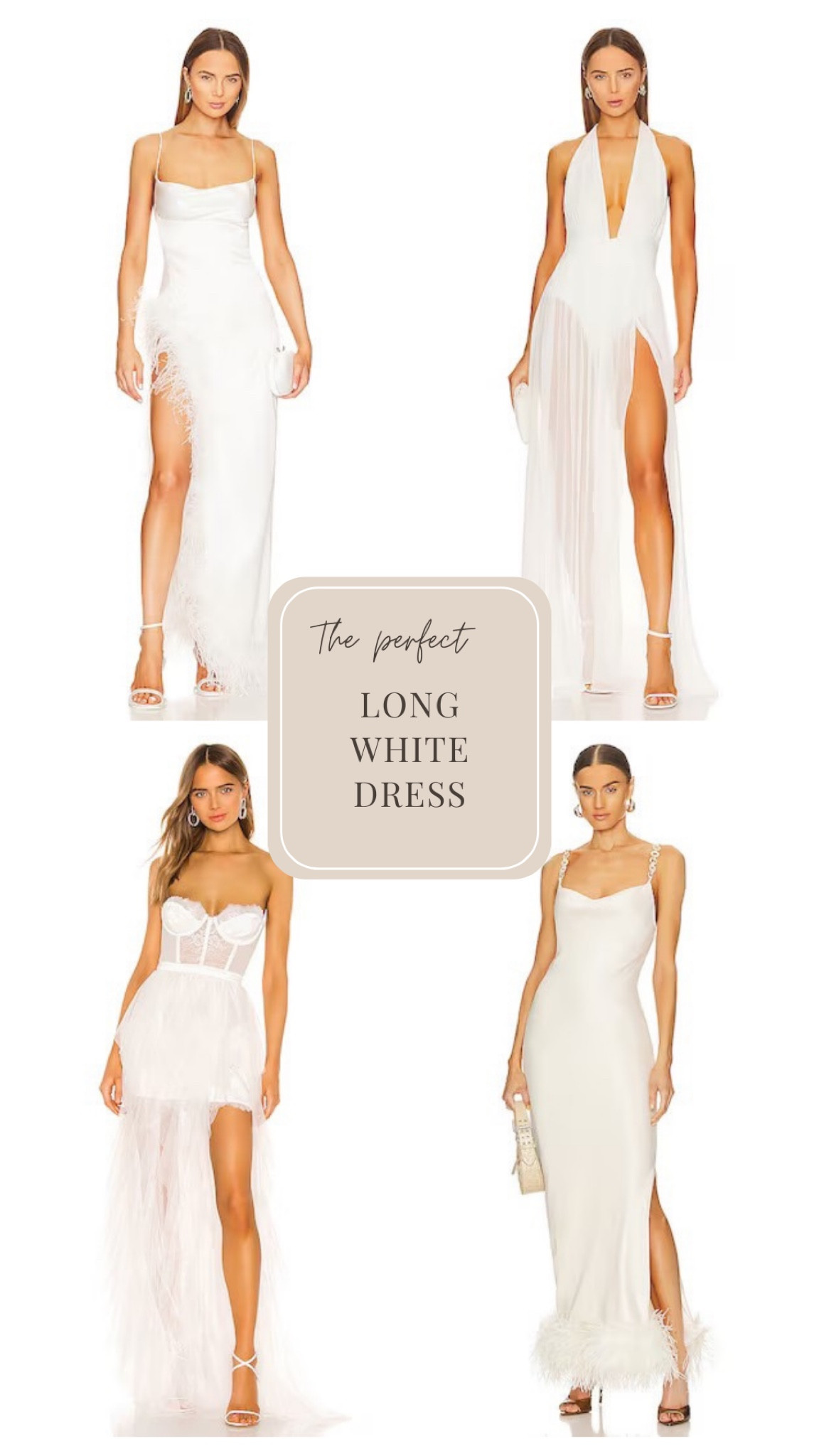 Long white dresses for summer 

#LTKwedding #LTKFind #LTKU