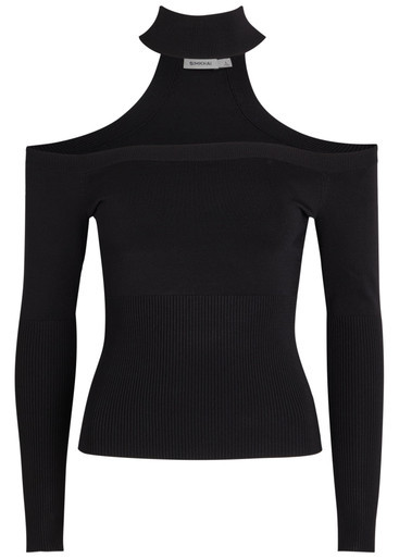 Lila choker-effect knit top | Harvey Nichols