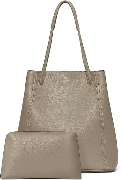 Tote Bag for Women Large Shoulder Bag Work Casual Handbags 2025 with Adjustable Strap 2PCS | Amazon (US)