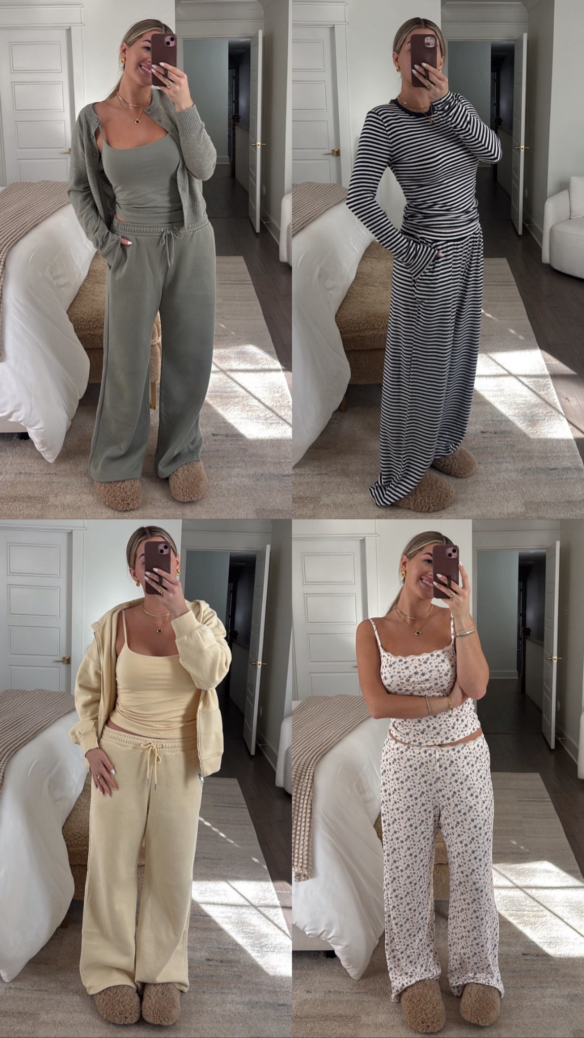 Cute loungewear that makes me feel put together >>> love these so much! 🤍👏🏼 

#LTKootd #LTKFindsUnder100 #LTKFindsUnder50